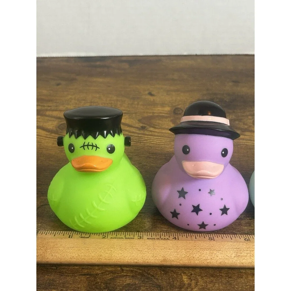 Jeep Duck Rubber Duck Set of 4 Halloween Unicorn Bath Toy Dashboard Gift Fun Lot